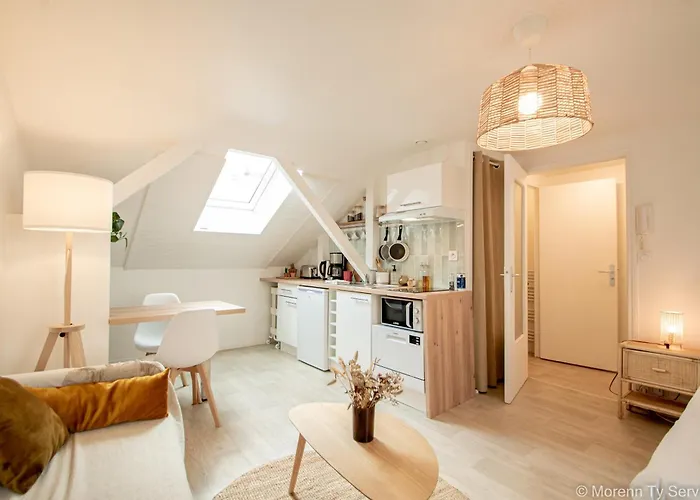 Studio Calme Et Cosy Avec Parking - Ty Ar Gwilen