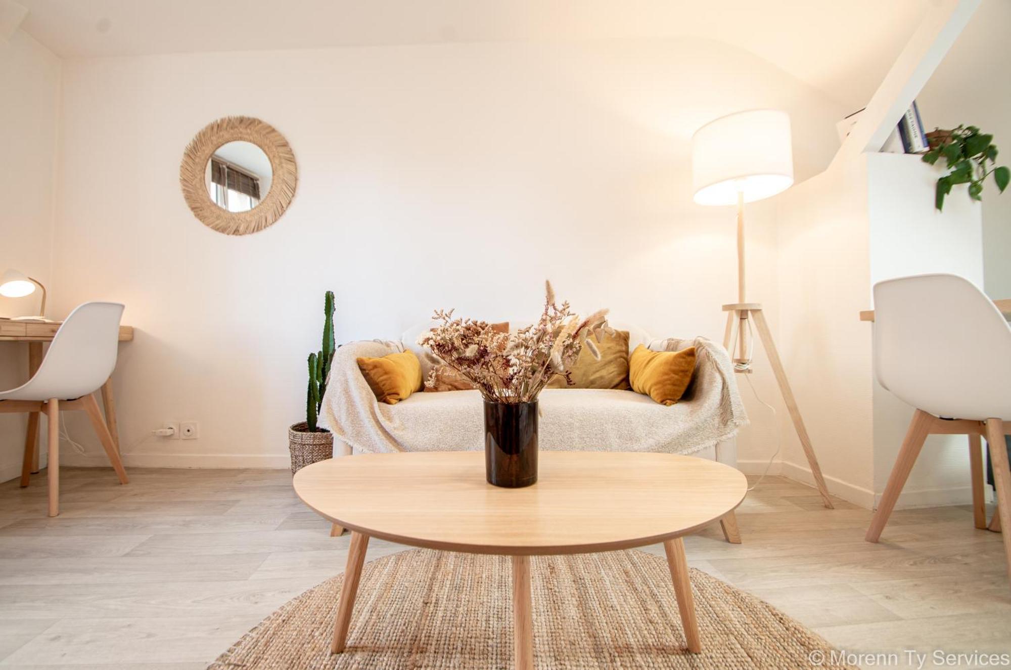 Calme Et Cosy Avec Parking - Ty Ar Gwilen